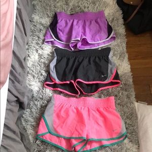 Three Pairs of Nike Shorts